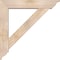 Ekena Millwork Traditional Traditional Smooth Bracket w/ Offset Brace, Douglas Fir, 7 1/2"W x 40"D x 40"H BKT0806X40X40TRA01SDF - alternate 3